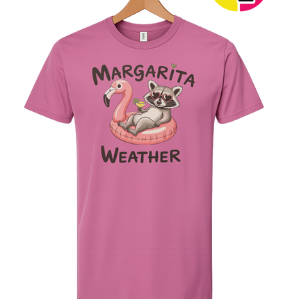 Margarita Weather Raccoon Summer Tee