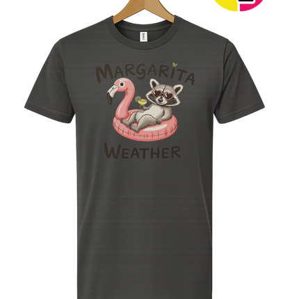 Margarita Weather Raccoon Summer Tee