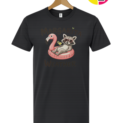 Margarita Weather Raccoon Summer Tee