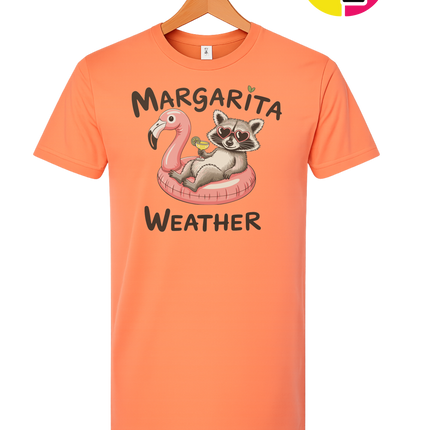 Margarita Weather Raccoon Summer Tee