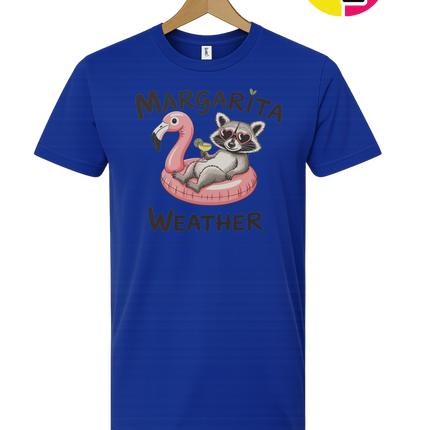 Margarita Weather Raccoon Summer Tee