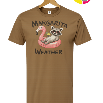 Margarita Weather Raccoon Summer Tee