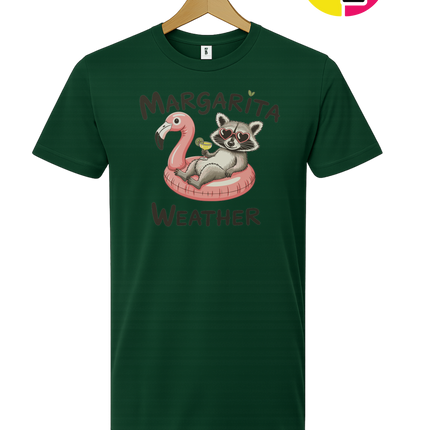 Margarita Weather Raccoon Summer Tee