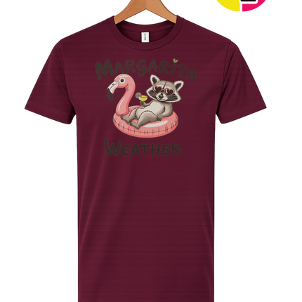 Margarita Weather Raccoon Summer Tee