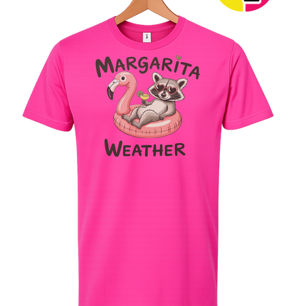 Margarita Weather Raccoon Summer Tee