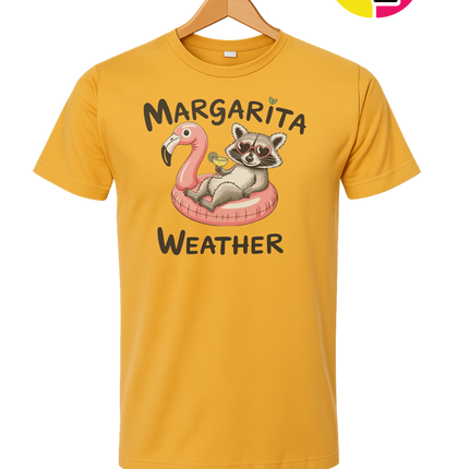 Margarita Weather Raccoon Summer Tee