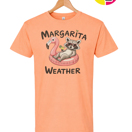 Margarita Weather Raccoon Summer Tee