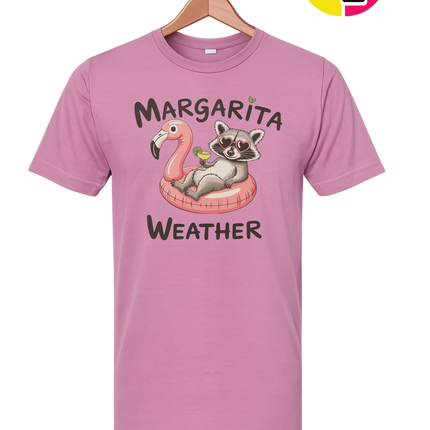 Margarita Weather Raccoon Summer Tee