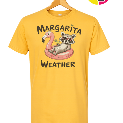Margarita Weather Raccoon Summer Tee
