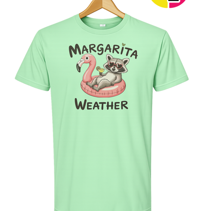 Margarita Weather Raccoon Summer Tee