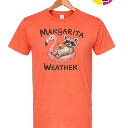 Margarita Weather Raccoon Summer Tee