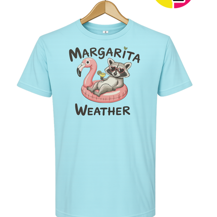 Margarita Weather Raccoon Summer Tee