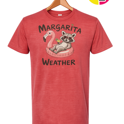 Margarita Weather Raccoon Summer Tee