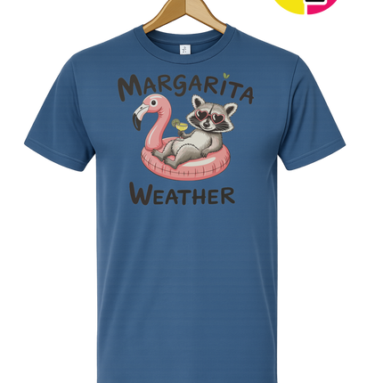 Margarita Weather Raccoon Summer Tee