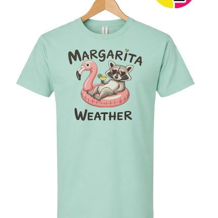 Margarita Weather Raccoon Summer Tee