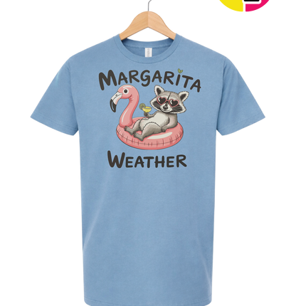 Margarita Weather Raccoon Summer Tee