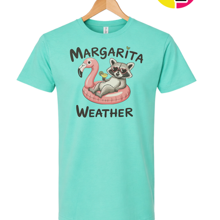 Margarita Weather Raccoon Summer Tee