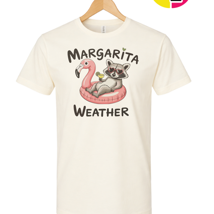 Margarita Weather Raccoon Summer Tee