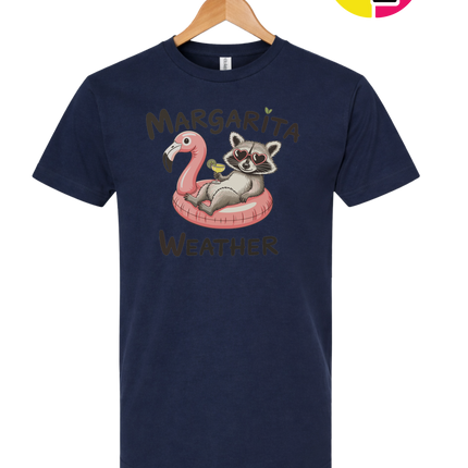 Margarita Weather Raccoon Summer Tee