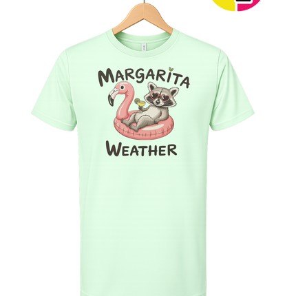 Margarita Weather Raccoon Summer Tee
