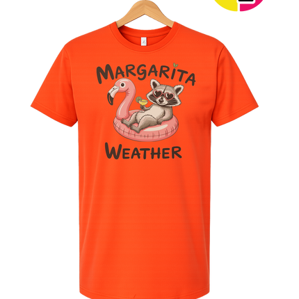 Margarita Weather Raccoon Summer Tee