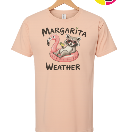 Margarita Weather Raccoon Summer Tee