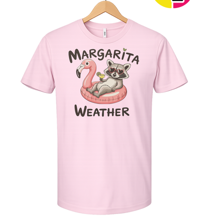 Margarita Weather Raccoon Summer Tee