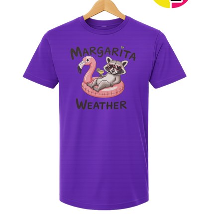 Margarita Weather Raccoon Summer Tee
