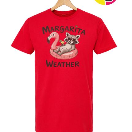 Margarita Weather Raccoon Summer Tee