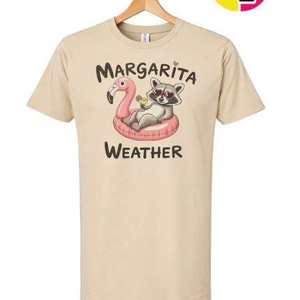 Margarita Weather Raccoon Summer Tee