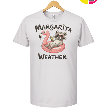 Margarita Weather Raccoon Summer Tee