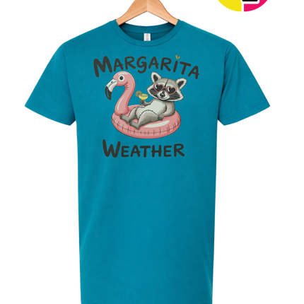 Margarita Weather Raccoon Summer Tee