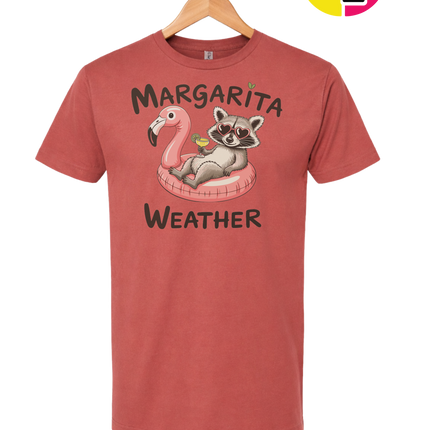 Margarita Weather Raccoon Summer Tee
