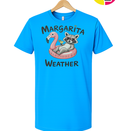 Margarita Weather Raccoon Summer Tee