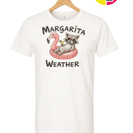 Margarita Weather Raccoon Summer Tee
