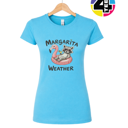 Margarita Weather Raccoon Summer Women's Tee