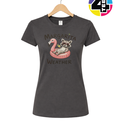 Margarita Weather Raccoon Summer Women's Tee