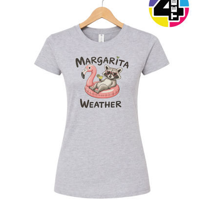 Margarita Weather Raccoon Summer Women's Tee