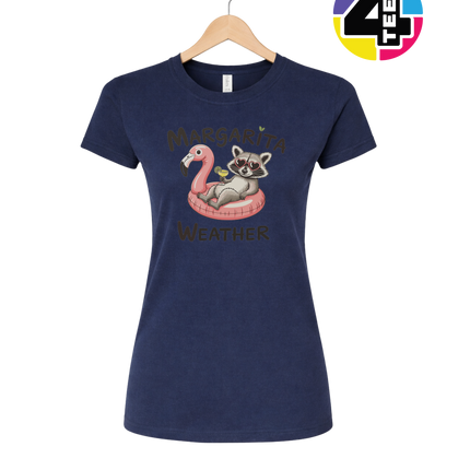 Margarita Weather Raccoon Summer Women's Tee