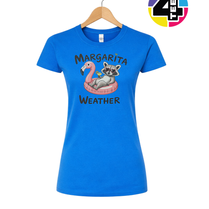 Margarita Weather Raccoon Summer Women's Tee