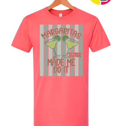Margarita's Made Me Do It Summer Tee