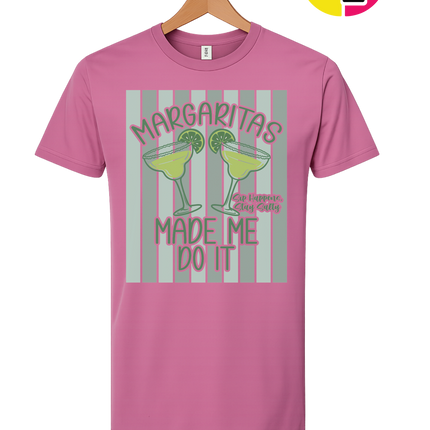 Margarita's Made Me Do It Summer Tee