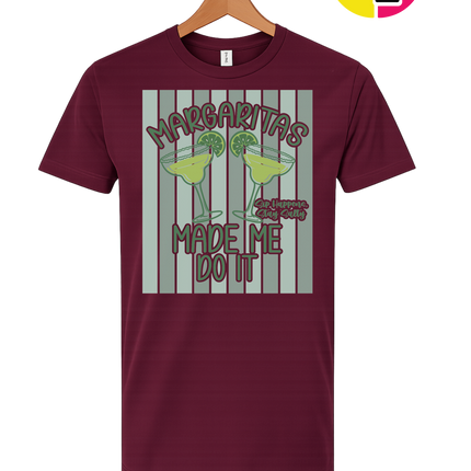 Margarita's Made Me Do It Summer Tee