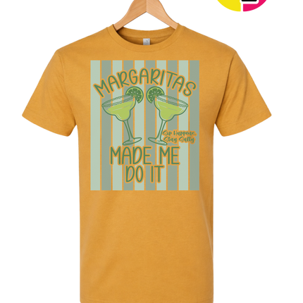 Margarita's Made Me Do It Summer Tee