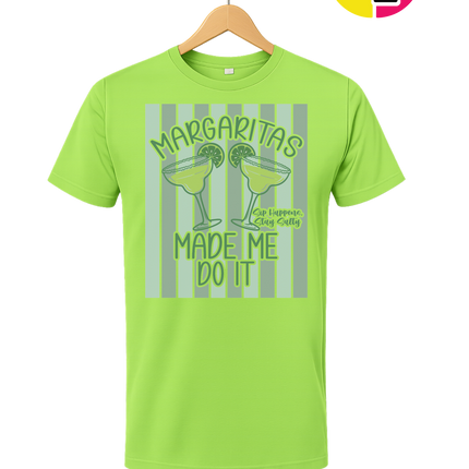 Margarita's Made Me Do It Summer Tee