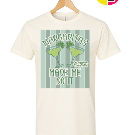 Margarita's Made Me Do It Summer Tee