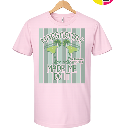 Margarita's Made Me Do It Summer Tee