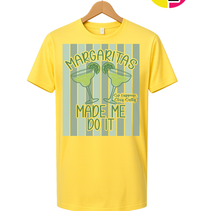 Margarita's Made Me Do It Summer Tee
