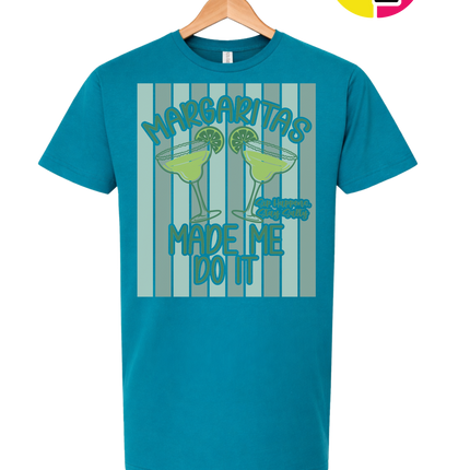 Margarita's Made Me Do It Summer Tee