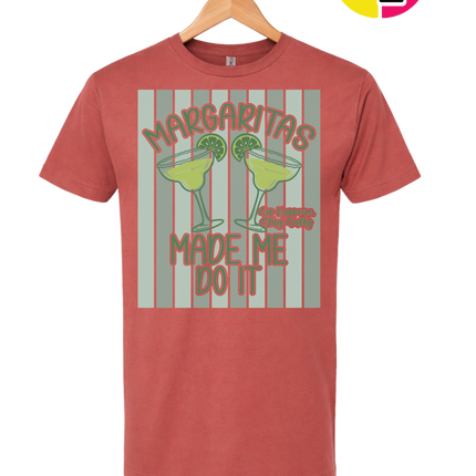 Margarita's Made Me Do It Summer Tee